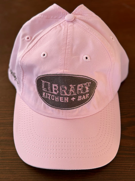 Library Kitchen + Bar Adult Pink Hat