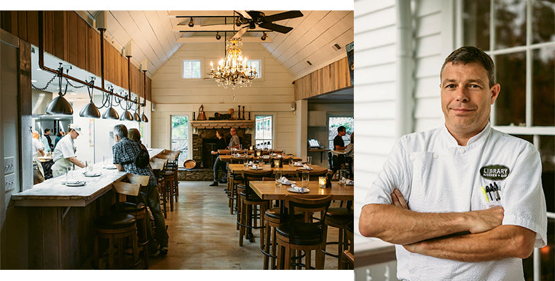 WNC MAGAZINE RESTAURANT REVIEW — LIBRARY KITCHEN + BAR: OFFERING AN ARTISTIC FEAST FOR THE SENSES